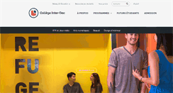 Desktop Screenshot of collegeinterdec.com